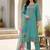 Women Floral Embroidered Regular Thread Work Kurta with Trousers & With Dupatta