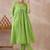 Women Floral Printed Empire Pure Cotton Kurta with Trousers