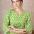 Women Floral Printed Empire Pure Cotton Kurta with Trousers