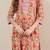 Women Floral Printed Regular Thread Work  Cotton Kurta with Trousers & With Dupatta