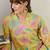 Women Floral Printed Regular Sequinned Pure Cotton Kurta with Trousers