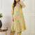 Women Floral Printed Regular Sequinned Pure Cotton Kurta with Trousers