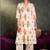 Women Floral Printed Pleated Thread Work Pure Cotton Kurta with Trousers