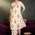 Women Floral Printed Pleated Thread Work Pure Cotton Kurta with Trousers