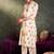 Women Floral Printed Pleated Thread Work Pure Cotton Kurta with Trousers