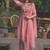 Women Floral Embroidered Regular Mirror Work Kurta with Trousers & With Dupatta