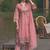 Women Floral Embroidered Regular Mirror Work Kurta with Trousers & With Dupatta
