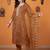 Women Ethnic Motifs Embroidered Thread Work Kurta With Trousers & Dupatta