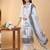 Women Floral Printed Regular Kurta with Trousers & With Dupatta