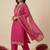 Women Ethnic Motifs Embroidered Regular Sequinned Kurta with Trousers & With Dupatta