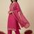 Women Ethnic Motifs Embroidered Regular Sequinned Kurta with Trousers & With Dupatta