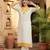 Women Floral Embroidered Regular Thread Work Pure Cotton Kurta with Trousers