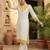 Women Floral Embroidered Regular Thread Work Pure Cotton Kurta with Trousers