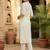 Women Floral Embroidered Regular Thread Work Pure Cotton Kurta with Trousers