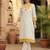 Women Floral Embroidered Regular Thread Work Pure Cotton Kurta with Trousers