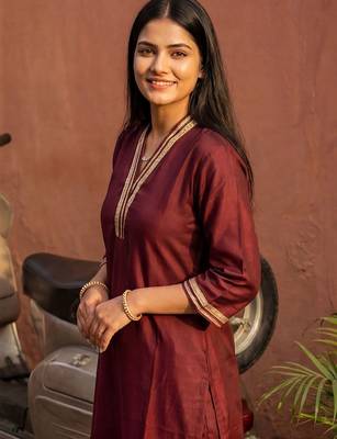 Women Regular Kurta with Trousers 2