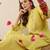 Women Floral Embroidered Regular Thread Work Kurta with Palazzos