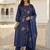Women Floral Embroidered Regular Thread Work Kurta with Trousers & With Dupatta