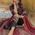 Red Printed Straight Kurta Trousers Dupatta Set Kurta Sets