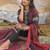 Red Printed Straight Kurta Trousers Dupatta Set Kurta Sets