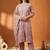 Women Floral Embroidered Regular Thread Work Pure Cotton Kurta with Trousers & With Dupatta