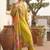 Women Floral Embroidered Regular Beads and Stones Liva Kurta with Trousers & With Dupatta