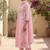 Women Floral Embroidered Empire Thread Work Pure Cotton Kurta with Trousers & With Dupatta