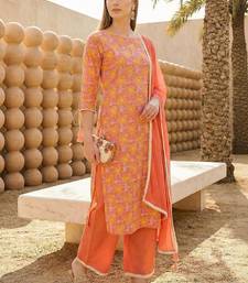 Women Floral Printed Regular Kurta with Palazzos & With Dupatta