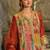 Women Ethnic Motifs Printed Regular Sequinned Kurta with Trousers & With Dupatta