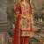 Women Ethnic Motifs Printed Regular Sequinned Kurta with Trousers & With Dupatta