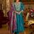 Women Ethnic Motifs Embroidered Panelled Thread Work Kurta with Trousers & With Dupatta