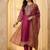 Women Ethnic Motifs Embroidered Regular Sequinned Kurta with Trousers & With Dupatta