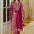 Women Ethnic Motifs Embroidered Regular Sequinned Kurta with Trousers & With Dupatta