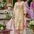 Women Floral Embroidered Regular Thread Work Kurta with Trousers & With Dupatta