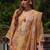 Women Floral Printed Regular Thread Work Linen Kurta with Trousers & With Dupatta