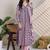 Women Floral Printed Empire Pure Cotton Kurta with Trousers & With Dupatta