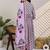 Women Floral Printed Empire Pure Cotton Kurta with Trousers & With Dupatta