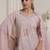 Women Floral Embroidered Regular Thread Work Pure Cotton Kurta with Trousers & With Dupatta
