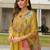 Women Floral Embroidered Regular Thread Work Kurta with Trousers & With Dupatta