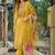Women Floral Embroidered Regular Thread Work Kurta with Trousers & With Dupatta