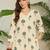 Women Floral Printed Regular Thread Work Kurta with Palazzos