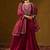 Women Ethnic Motifs Embroidered Panelled Thread Work Kurta with Trousers & With Dupatta