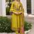 Women Floral Embroidered Regular Thread Work Liva Kurta with Trousers & With Dupatta