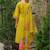Women Floral Embroidered Regular Thread Work Liva Kurta with Trousers & With Dupatta