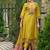 Women Floral Embroidered Regular Thread Work Liva Kurta with Trousers & With Dupatta