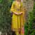 Women Floral Embroidered Regular Thread Work Liva Kurta with Trousers & With Dupatta