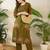 Women Floral Embroidered Regular Sequinned Pure Cotton Kurta with Trousers