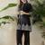 Embroidered Thread Work Pure Cotton A Line Kurta With Trousers