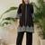 Embroidered Thread Work Pure Cotton A Line Kurta With Trousers