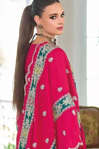 Women Ethnic Motifs Embroidered Kurta with Trousers & Dupatta
